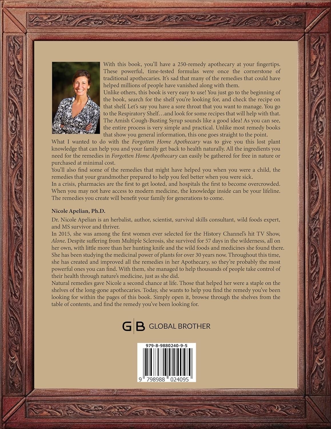 Forgotten Home Apothecary (paperback with color pictures)